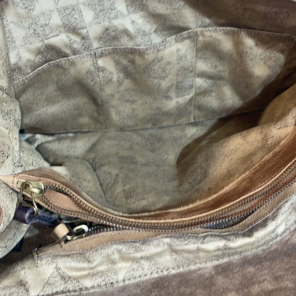 A.S.98 Messenger Bag Brown Leather Crossbody Bag (Free People)